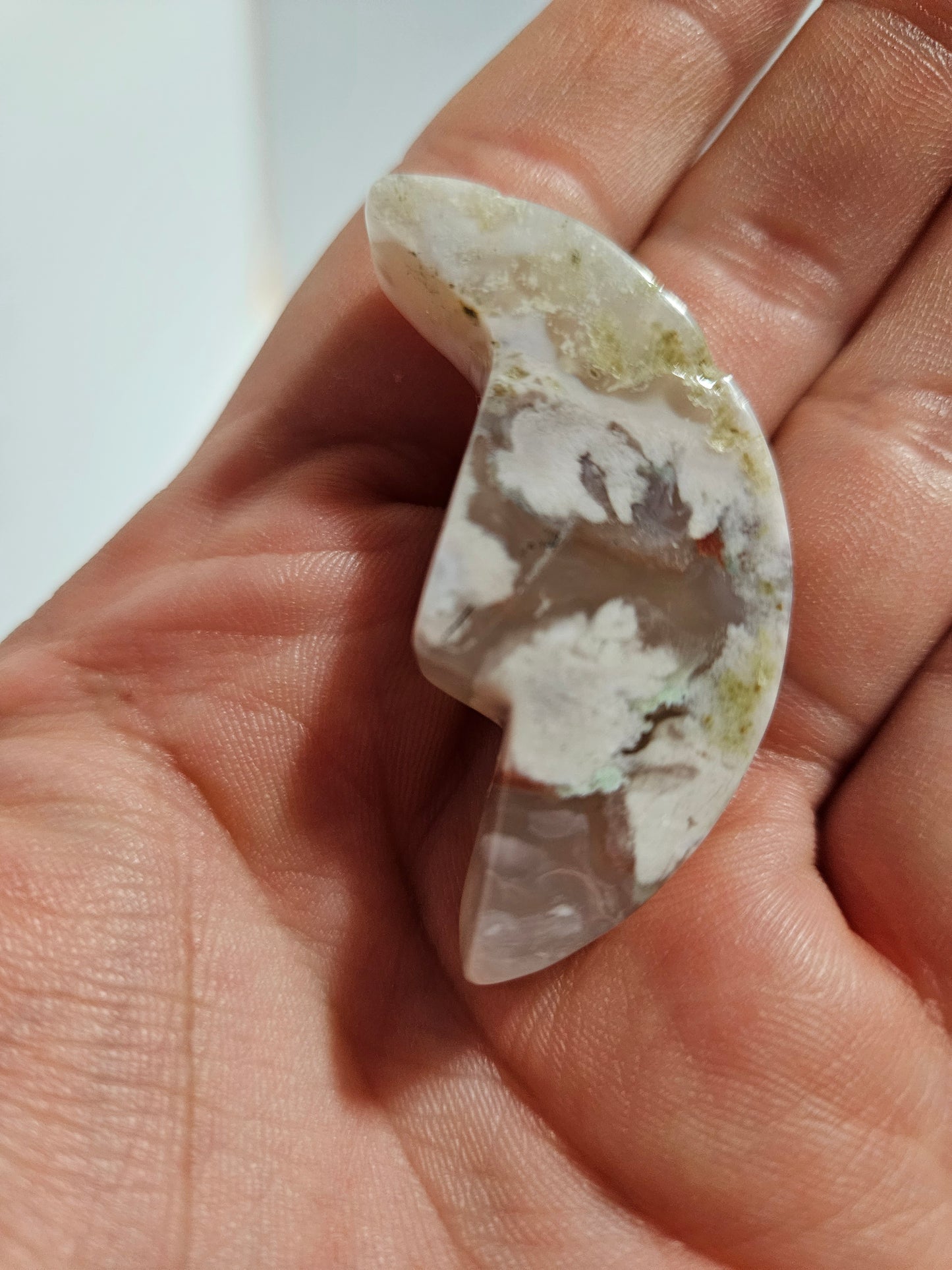 Flower Agate Moon
