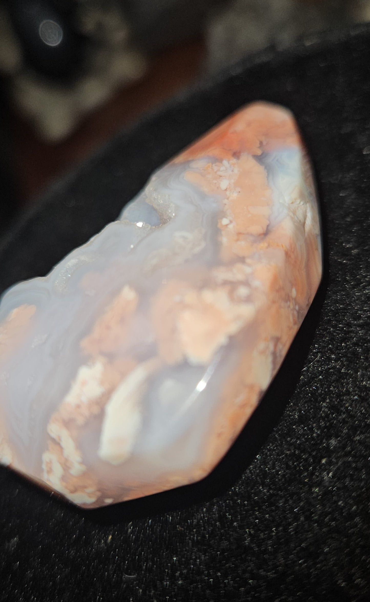 Pink Druzy Agate