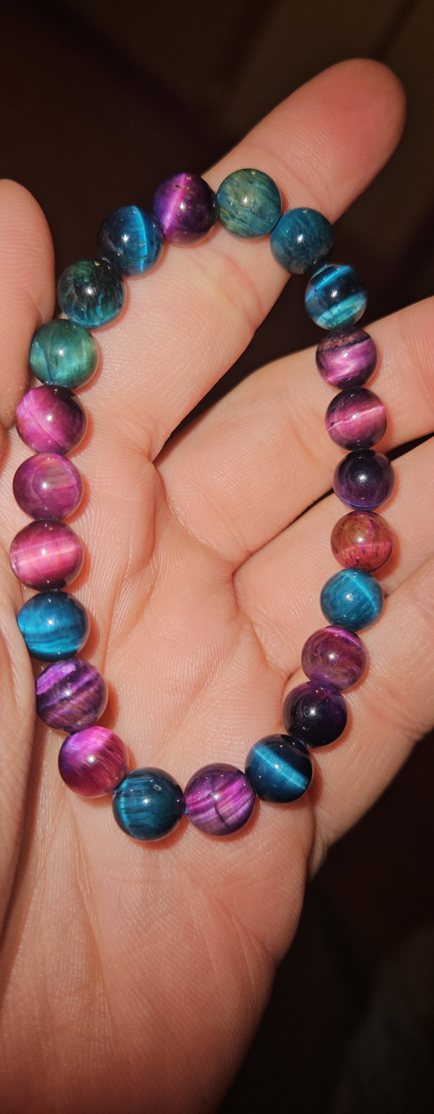 Rainbow Tigers Eye Bracelet