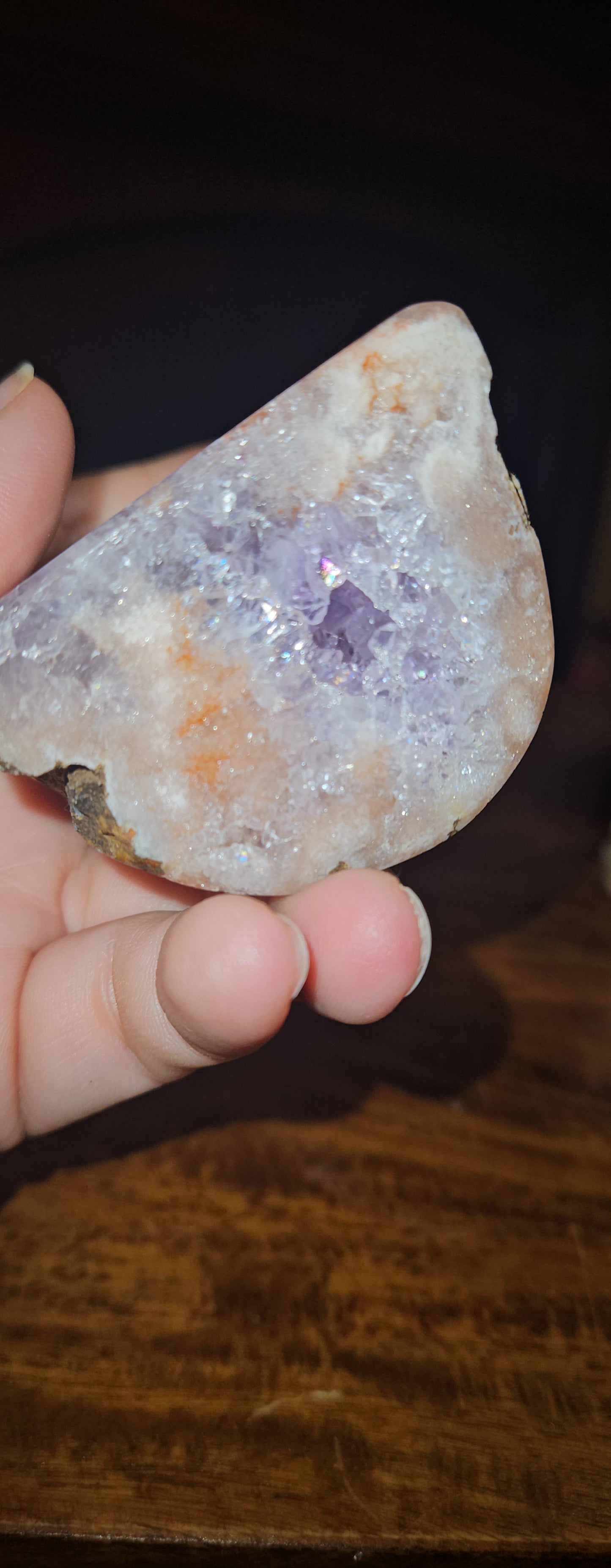 Brazilian Pink Amethyst Freeform