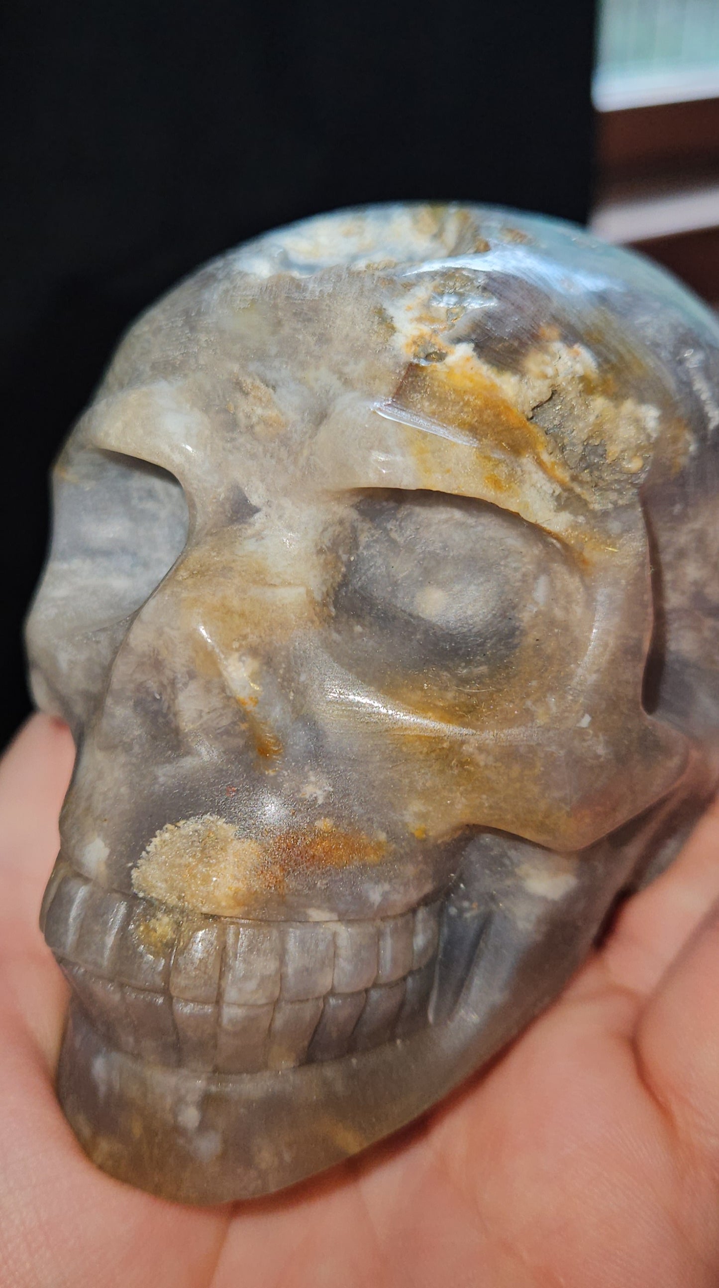 Agate Skull