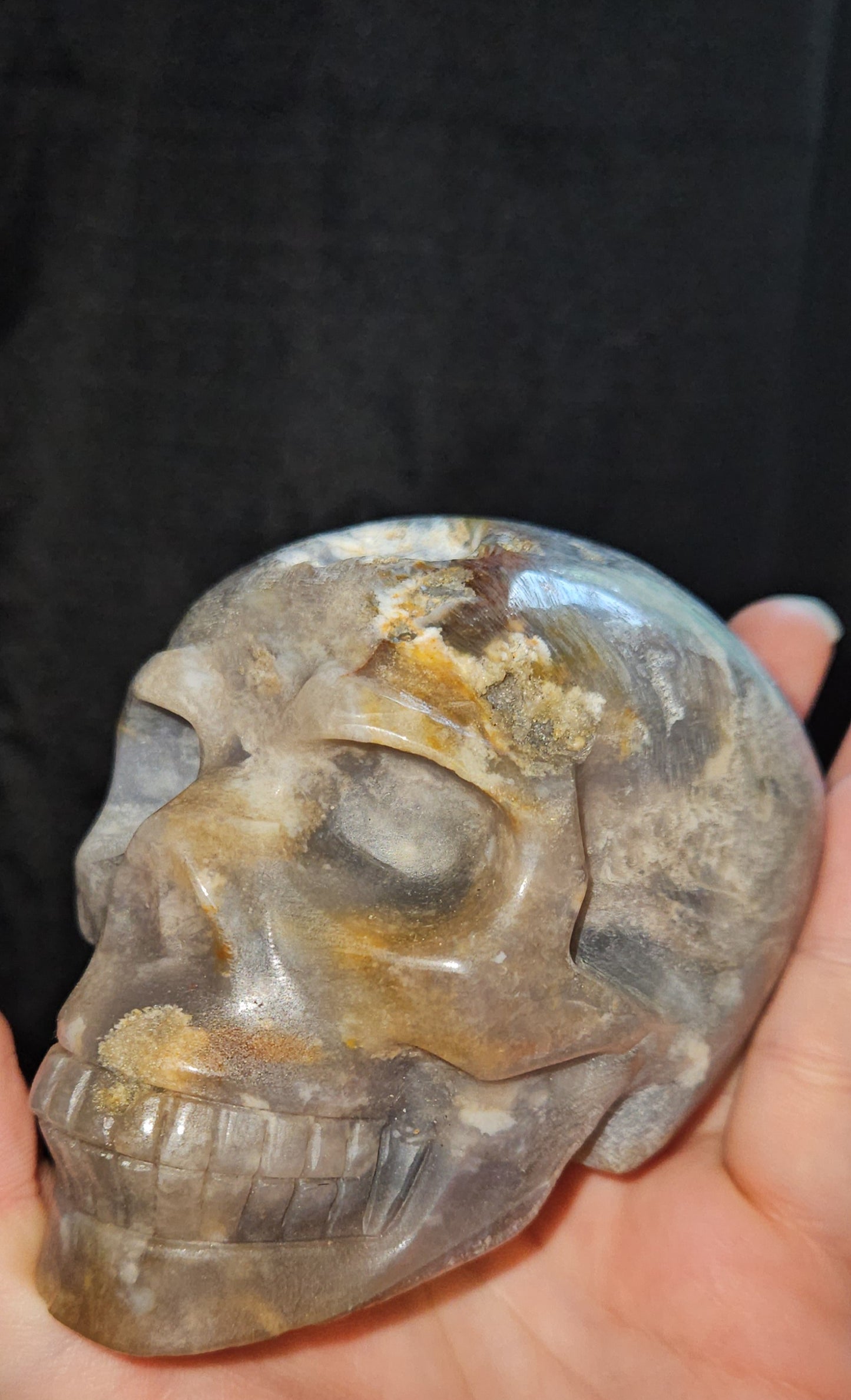 Agate Skull