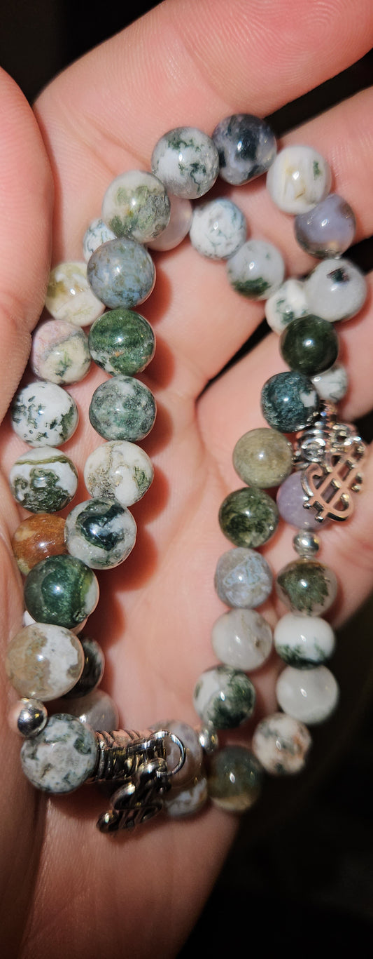 Moss Agate Bracelet