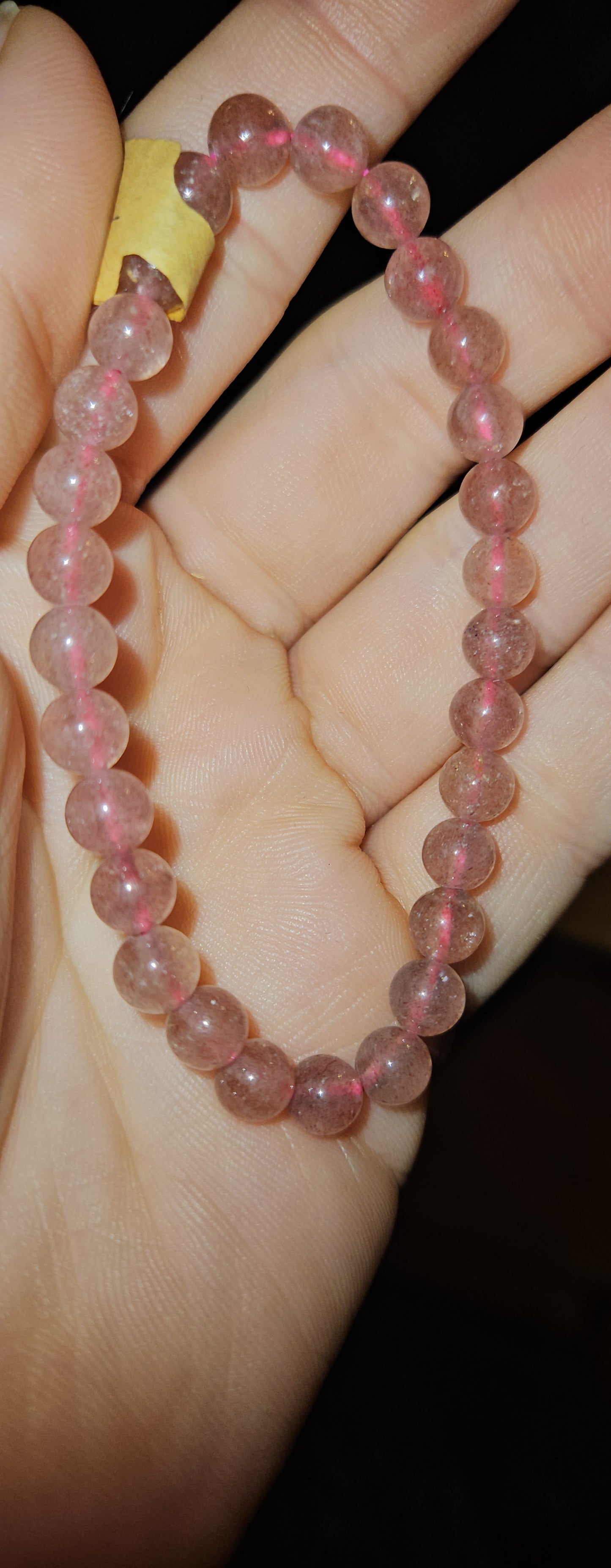 Strawberry Quartz Bracelet