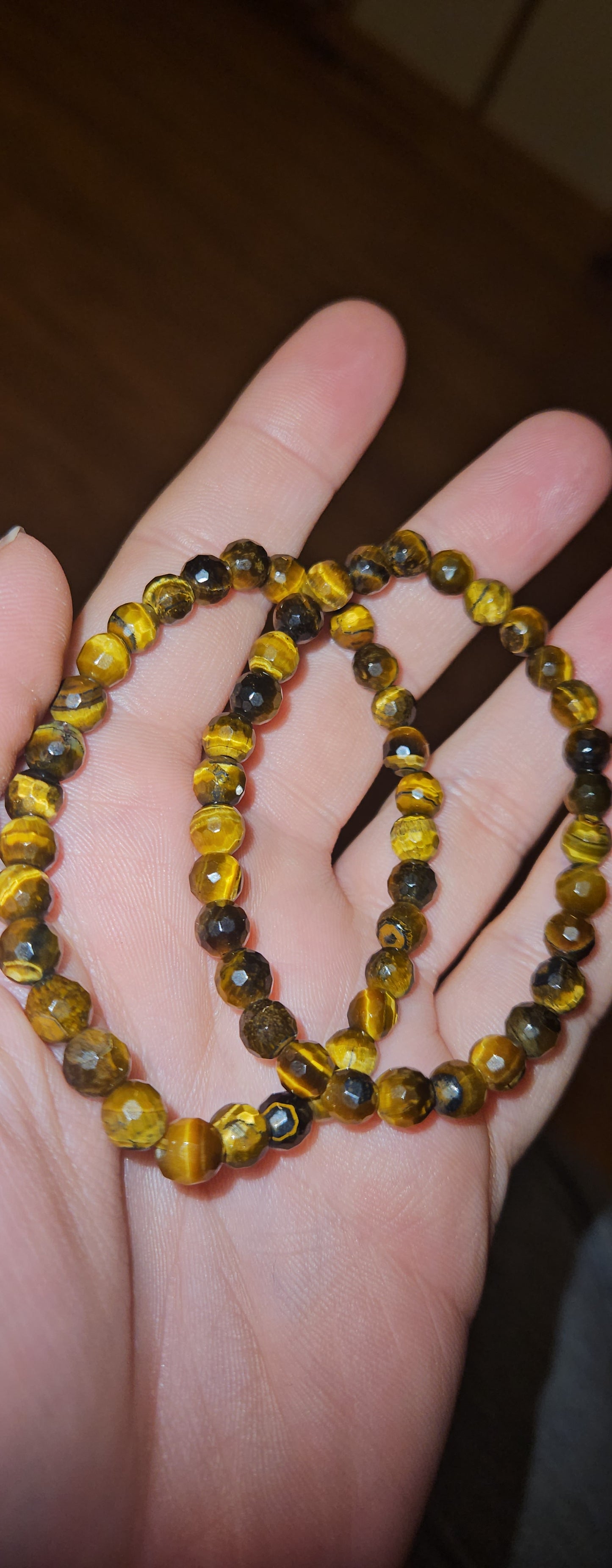 Tigers Eye Faceted Bracelet