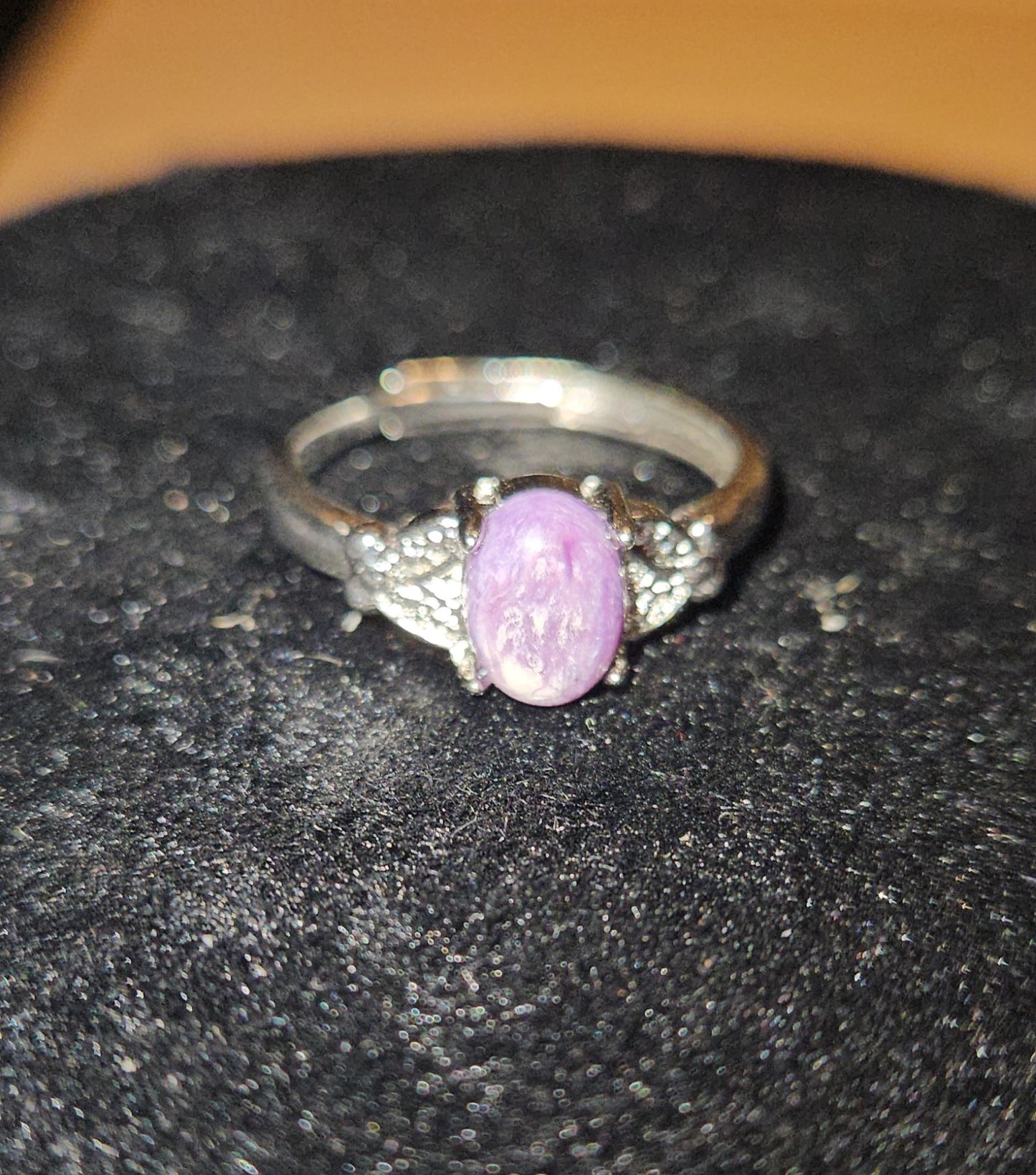 Lepidolite Ring