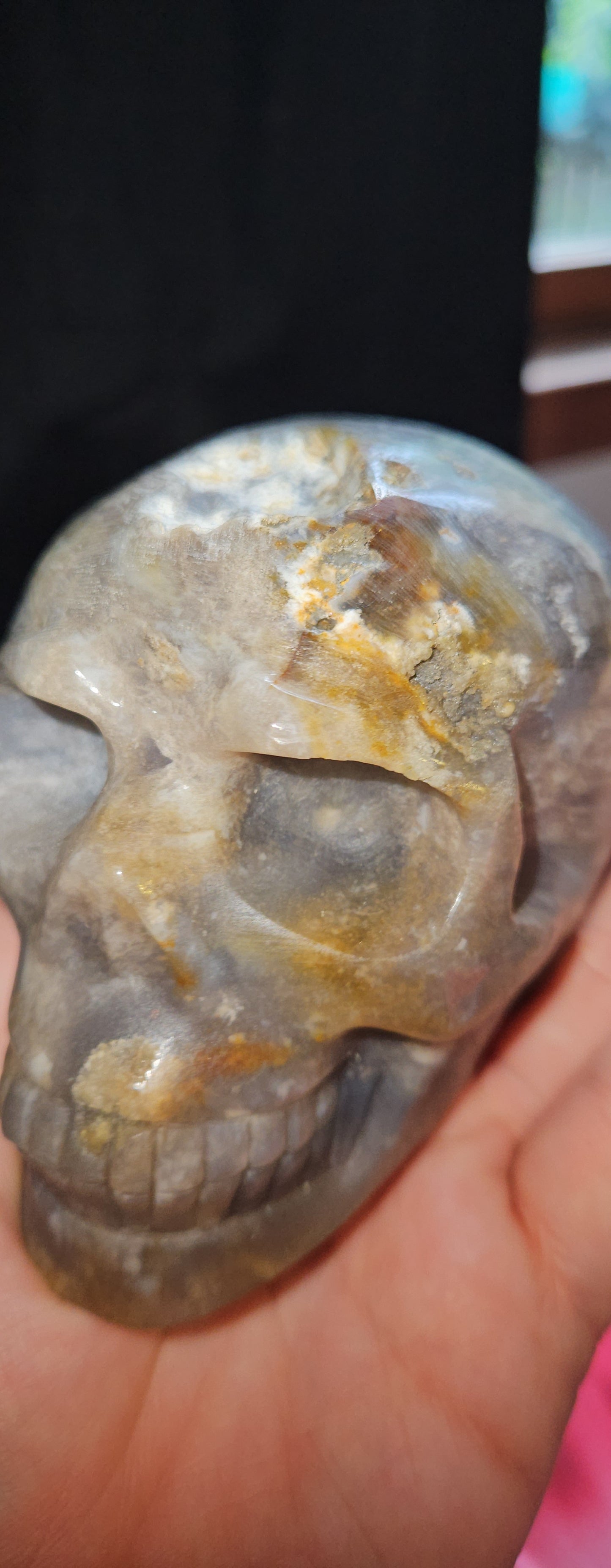 Agate Skull