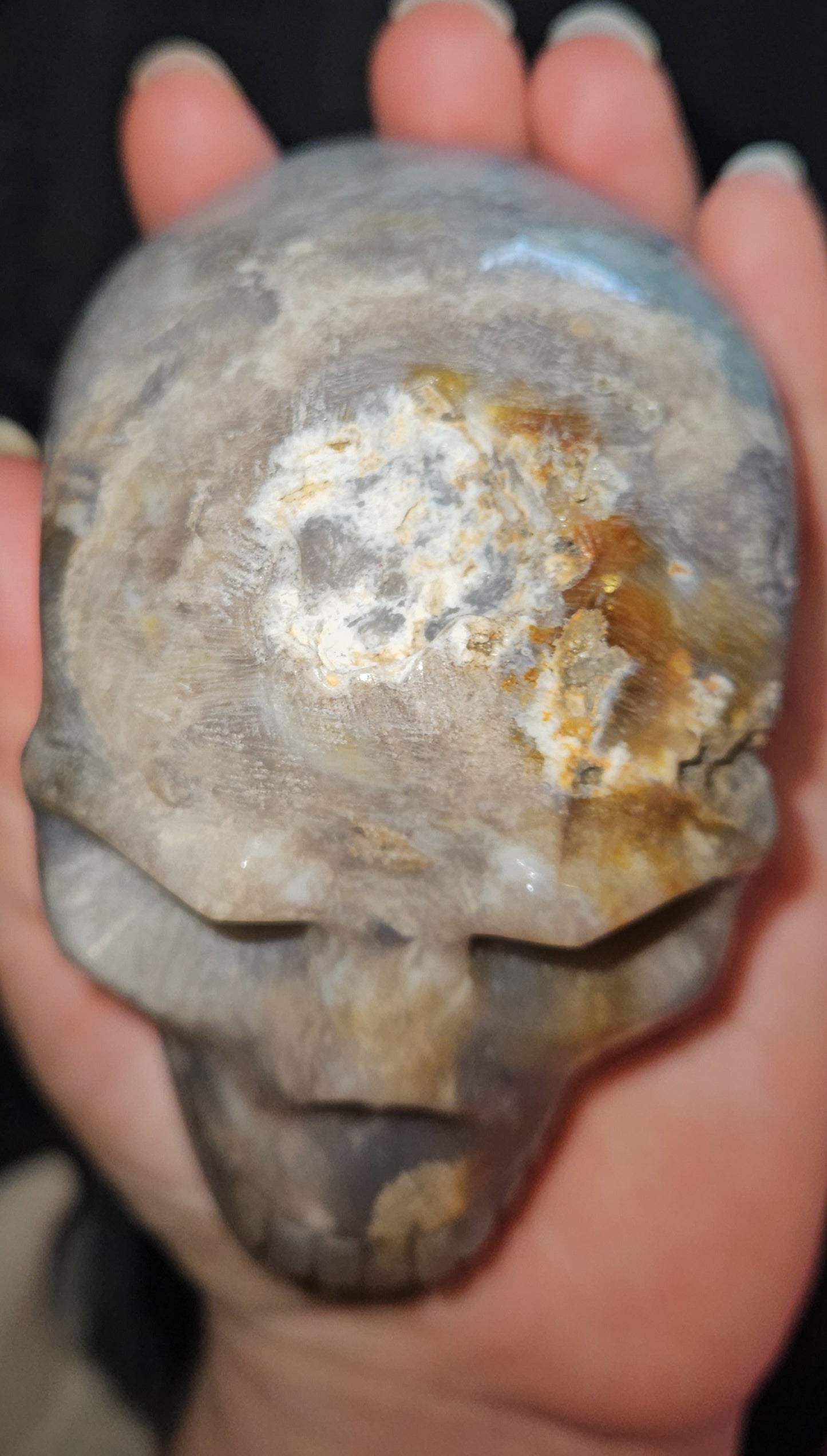 Agate Skull