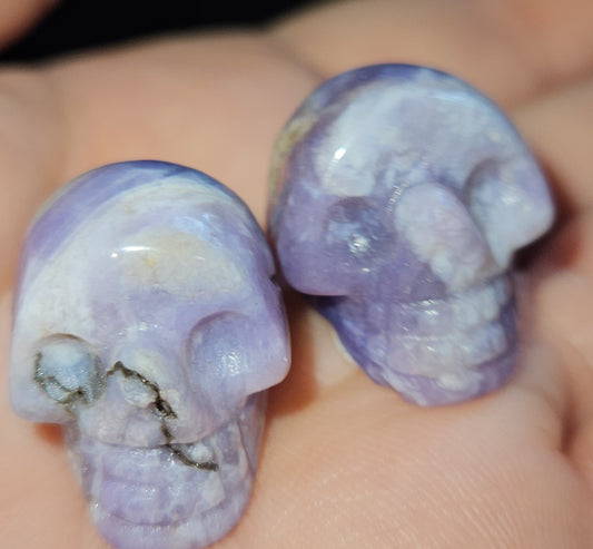 Amethyst Skulls