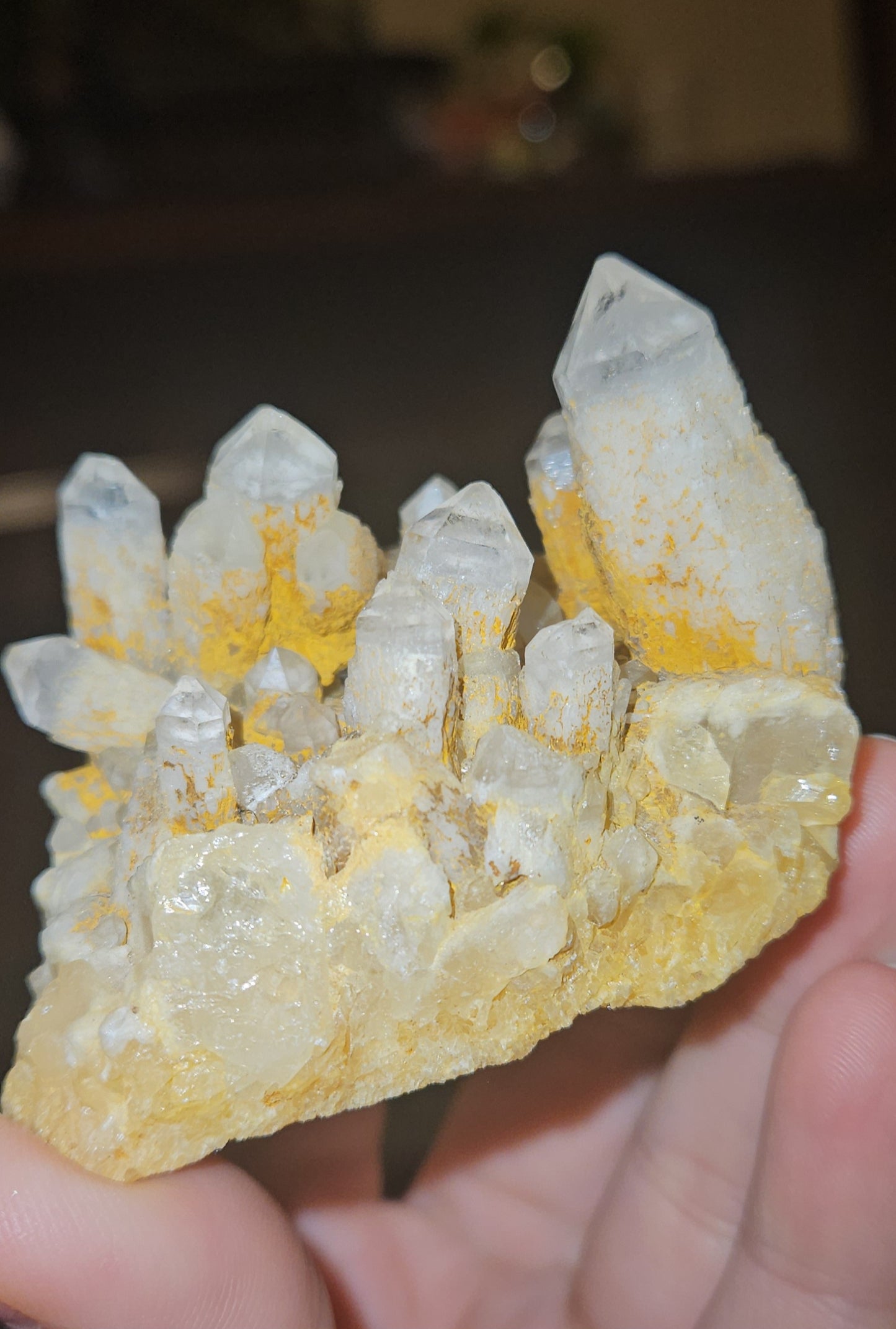 Candle Quartz cluster