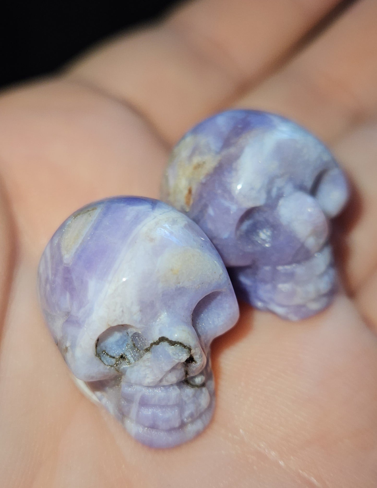 Amethyst Skulls