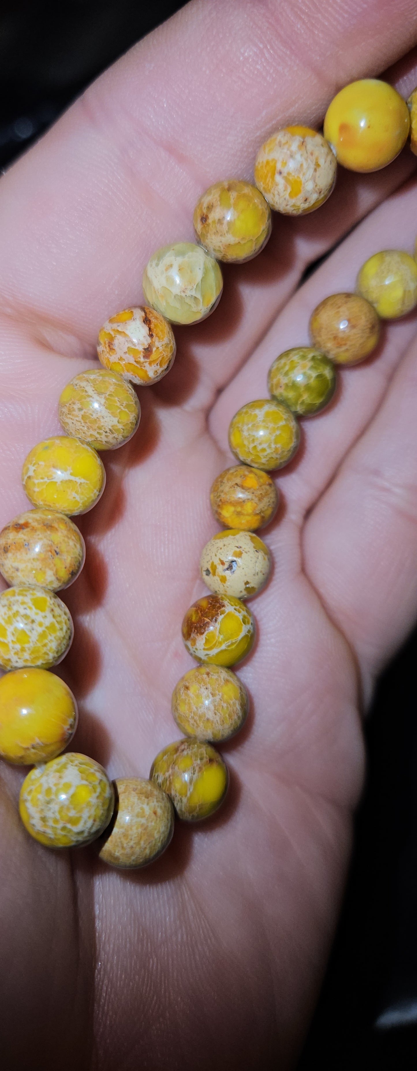 Yellow Imperial Jasper Bracelet