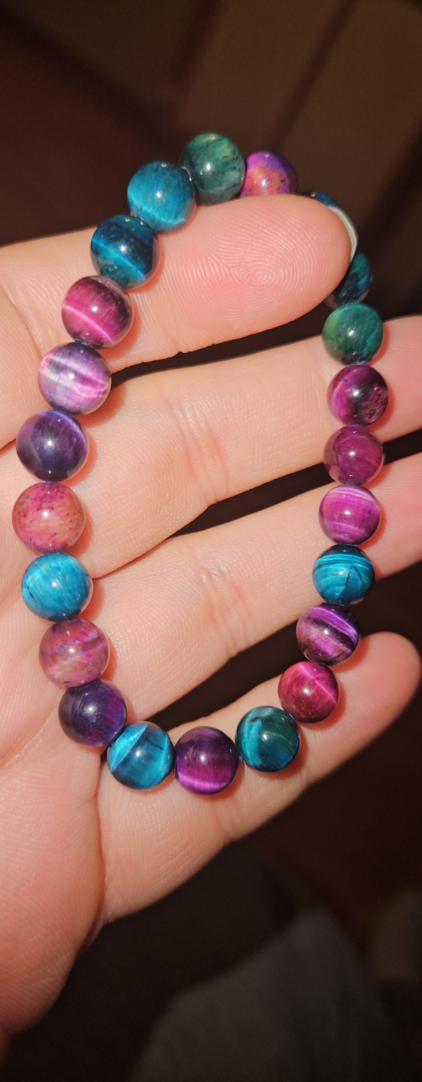 Rainbow Tigers Eye Bracelet