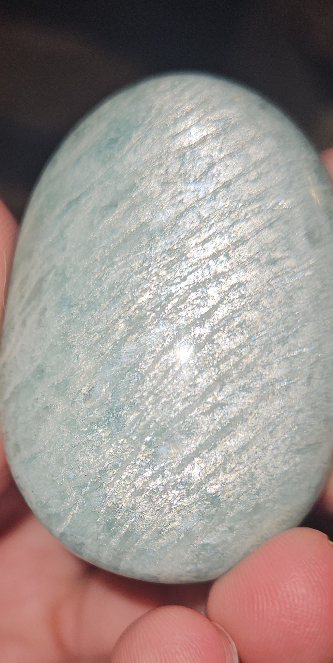 Amazonite Palm Stone