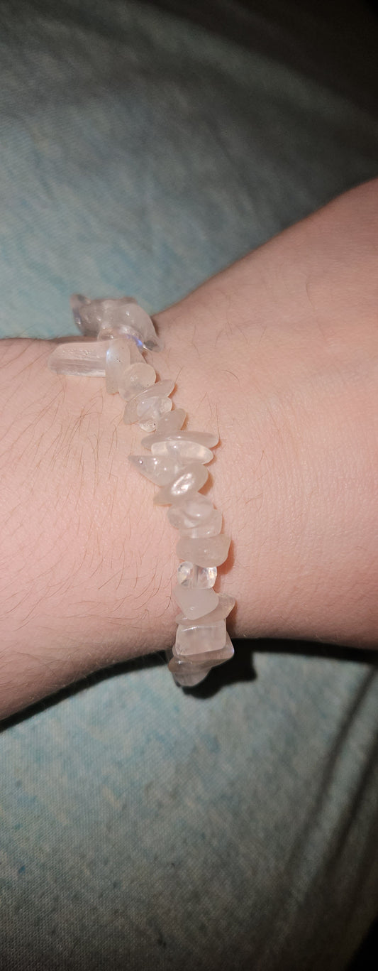 Moonstone Chip Bracelet