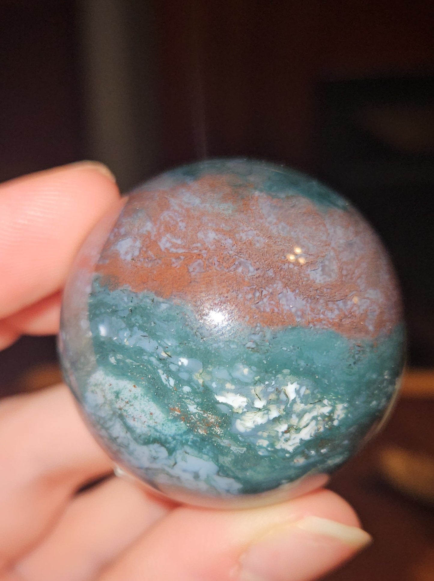 Moss Agate Sphere