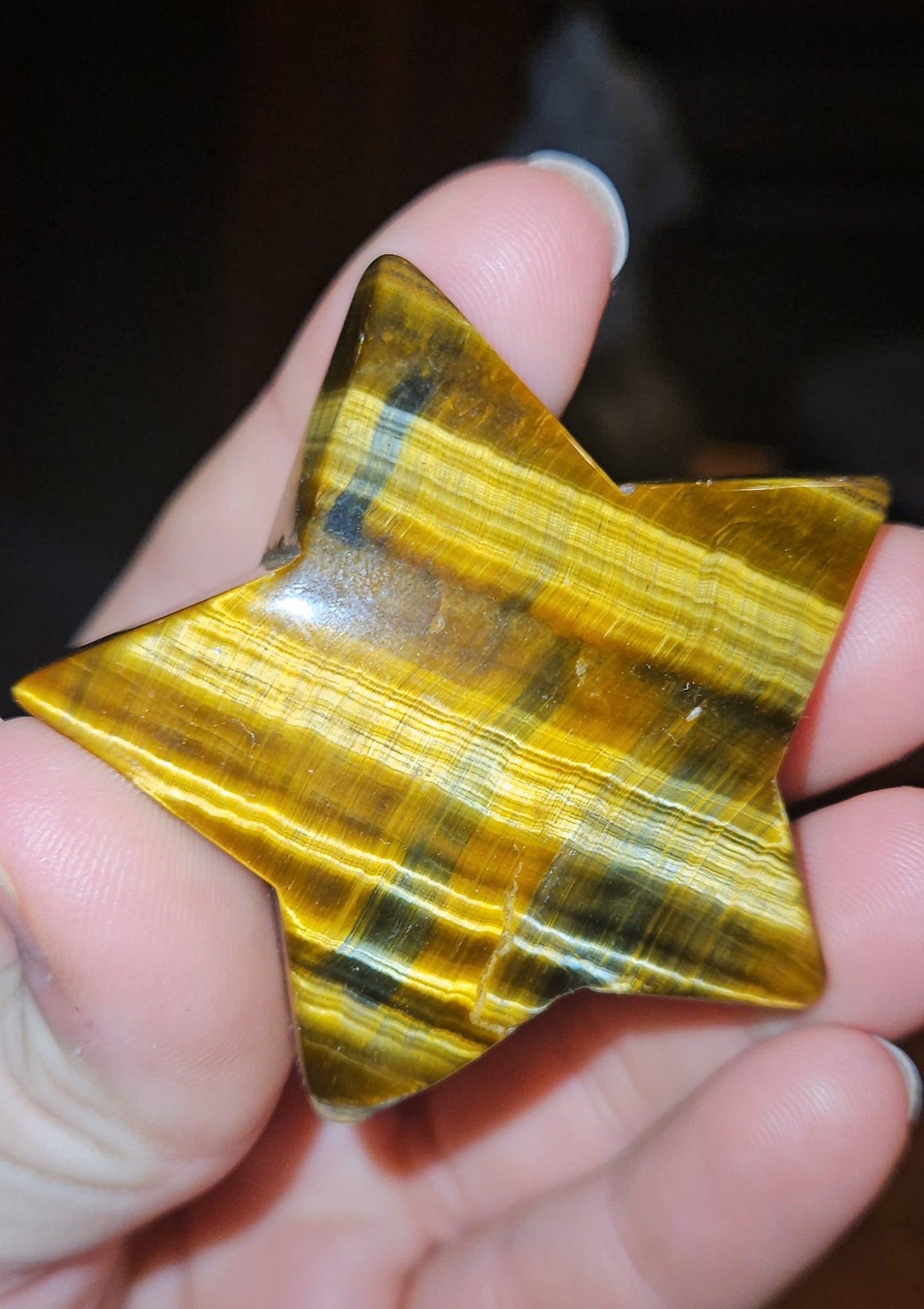 Tigers Eye Standing Star