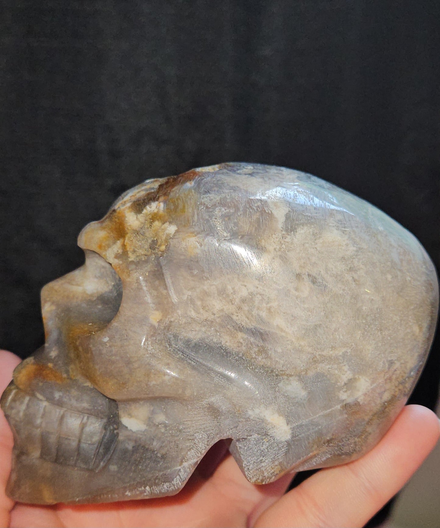 Agate Skull