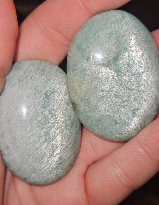 Amazonite Palm Stone