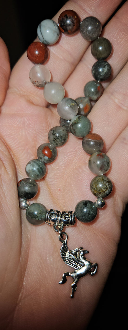 African Blood Stone Bracelet