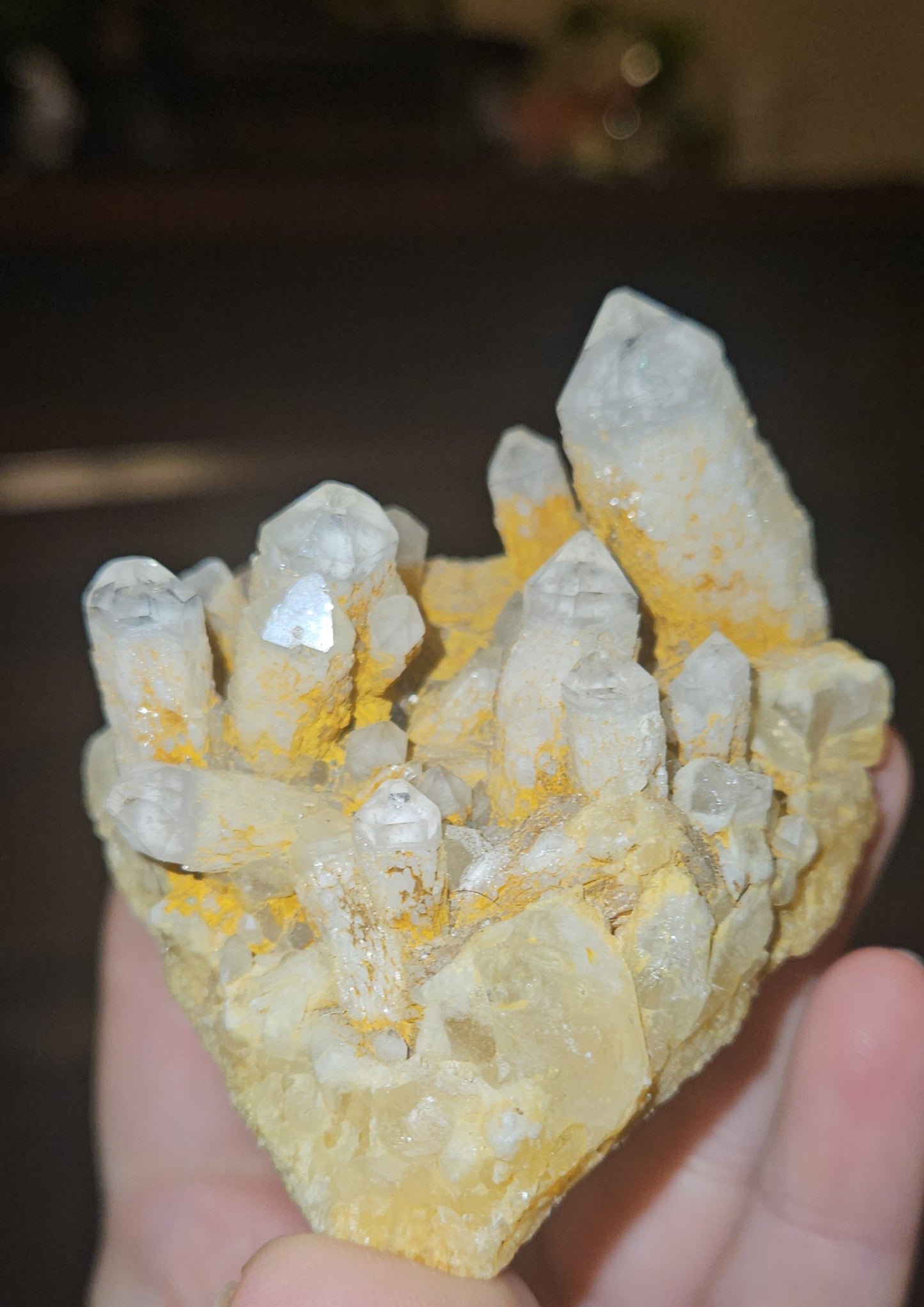 Candle Quartz cluster